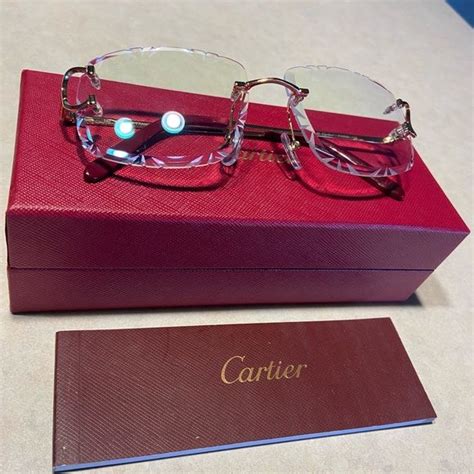 cartier glasses canada|clear lens cartier glasses.